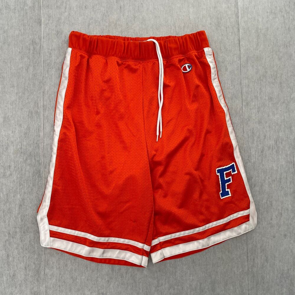 VINTAGE Florida Gators Shorts Adult Medium Orange Champion Basketball Mens M 90s